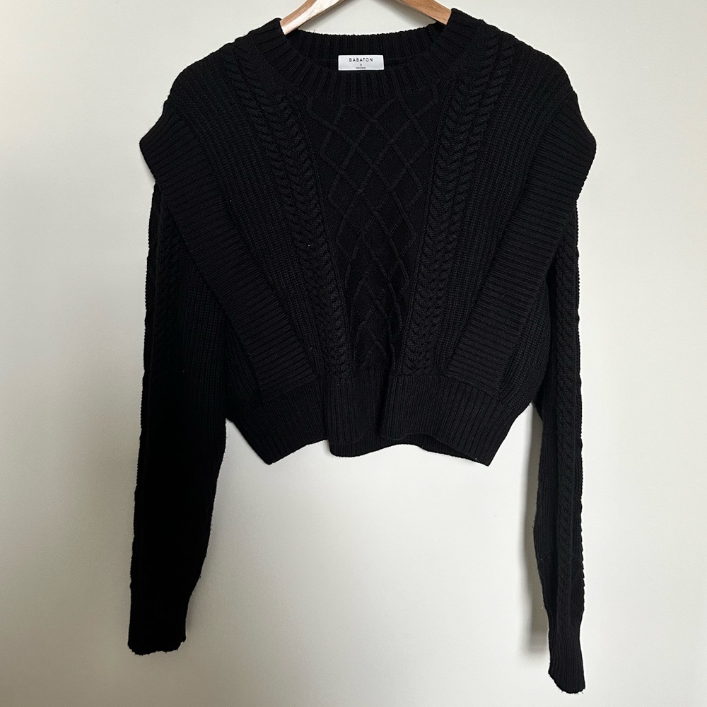 Babaton cable knit sweater